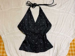 Chic Polka Dot Halter Top &amp; Matching Outfit