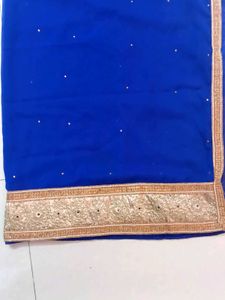 Elegant Blue 💙  Dupatta