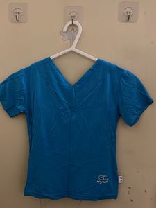V-Neck Blue T-Shirt