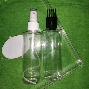 Hair Oiling &amp; spray bottle set