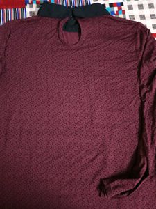 KIABI BURGUNDY TOP🔥