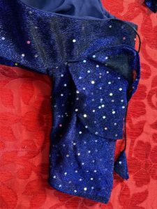 Sparkling Blue Blouse