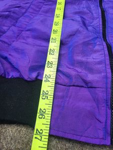 Vintage Purple Bomber Jacket