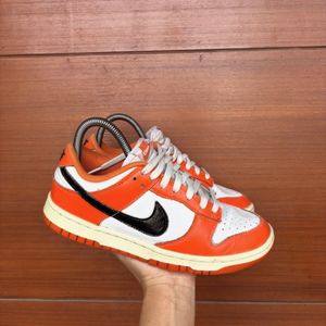 Nike Dunk Low Orange White Sneakers