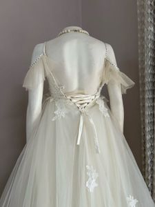 Elegant Cream wedding gown