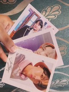 BTS Photo cards With Signature