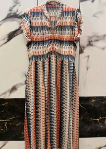 Libas-Puffed Sleeves Long Kurta (Size-L)
