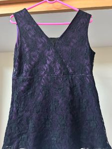 Elegant Purple Lace top