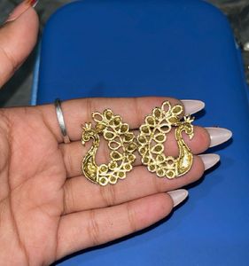 Elegant Peacock Earrings