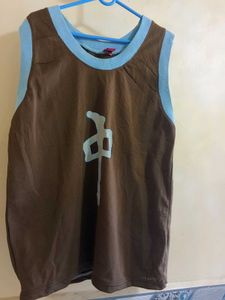 Brown &amp; Blue Tank Top