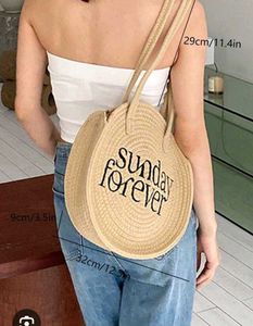 Sunday Forever  Jute Handbag