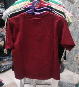 Maroon Graphic Tee