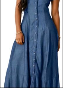 Denim Maxi Dress