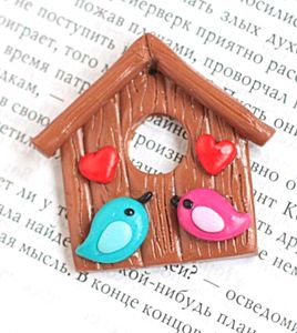 Bird Clay Fridge Magnets