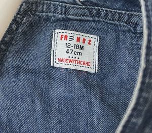 Kids Denim Dungry Unisex (12-18 Months)