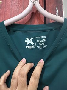 Direct Buy🌱- HRX Rapid Dry Teal Solid T-Shirt
