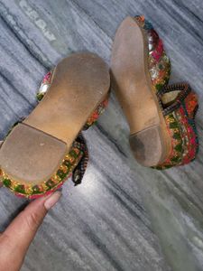 Mirrorwork Jutti Flats