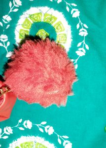 Myglamm ♥️ Red Pompom Pouch