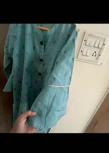 Beautiful Blue Kurti Set