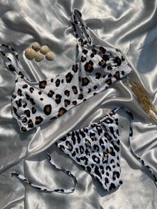 Leopard Print Bikini Set