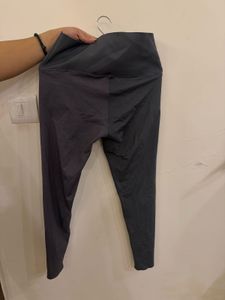 Viral V Cut Grey Gym Leggings Workout Casual