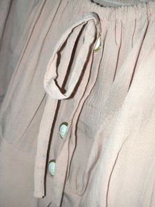 Chic Puff Sleeve Tie-Front Top