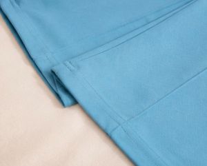 Blue Wide Leg Trousers