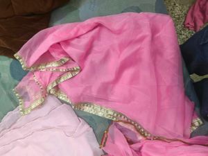 Pink Dupatta Combo