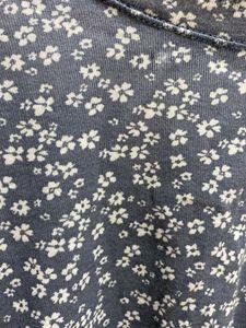 Floral Long Sleeve Cropped Top