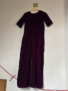 Elegant Velvet Kurta pants with Dupatta Set
