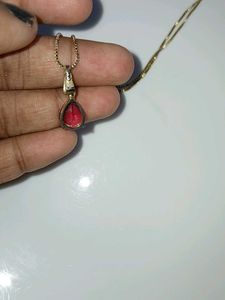Ruby pendant neckpiece ♦️❤️