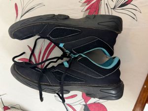 kids unisex Black &amp; Blue Athletic Sneakers