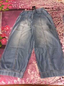 Women's Wide-Leg Denim Pants