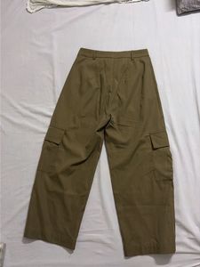 Olive green side pocket for women