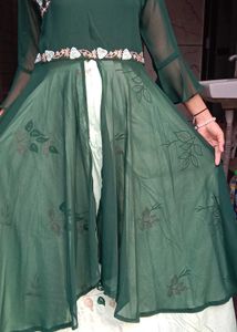 Green Floral Dress
