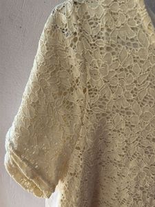 Elegant Lace Overlay Top