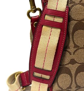Coach Signature Stripe Crossbody Bag