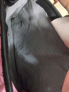 Quilted Pink &amp; Black Handbag