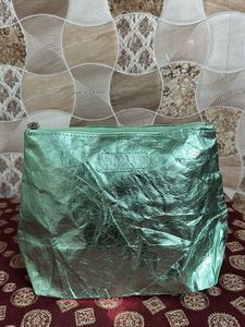 Shimmering Mint Green Pouch