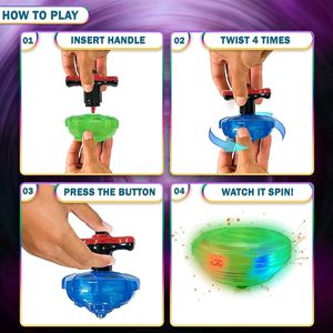 Lattoo Spinning Launcher Gyro Top