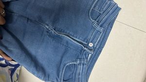 Stylish Grey Wide-Leg Jeans