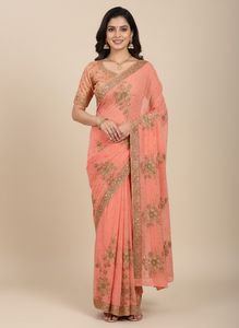 Elegant Embellished Saree