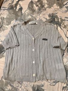Light Grey Knit Cardigan