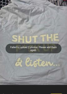 Graphic Hoodie - "Shut the F*** Up & Listen"