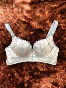 Delicate Lace Rose Embroidered Bra