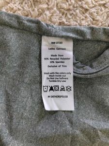 SATVA Eco-Friendly Heather Grey Sports Bra 🧘‍♀️