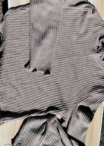 Ribbed crop top