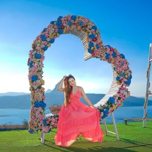 Long Ruffle Maxi Dress