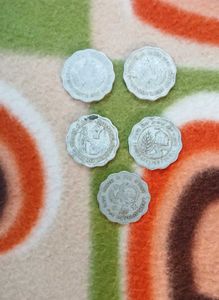 Five Ten &amp; Twenty Paise Commemorative Coins