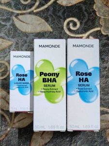 Mamonde Rose HA Serum & Sunscreen Set